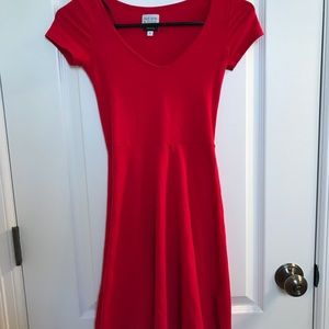 Red ASOS Cotton Dress